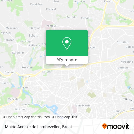 Mairie Annexe de Lambezellec plan