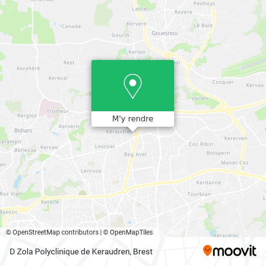 D Zola Polyclinique de Keraudren plan