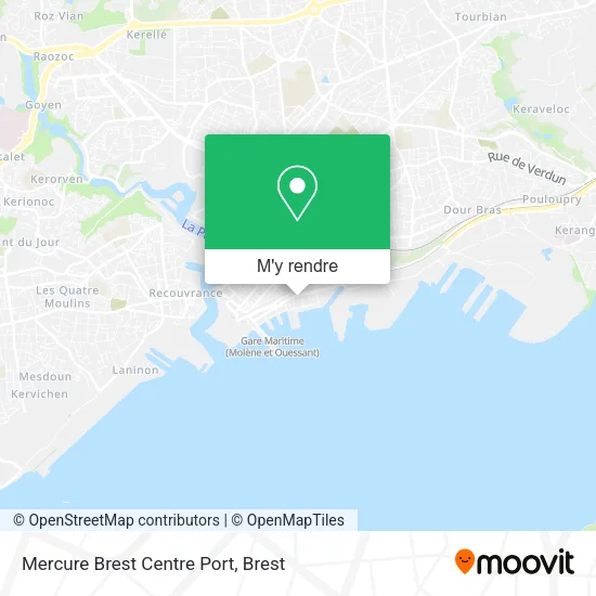 Mercure Brest Centre Port plan