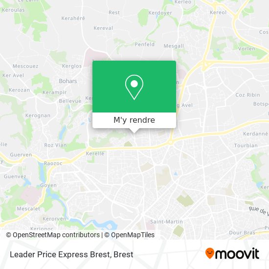 Leader Price Express Brest plan