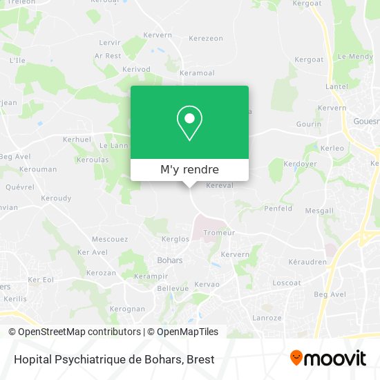 Hopital Psychiatrique de Bohars plan