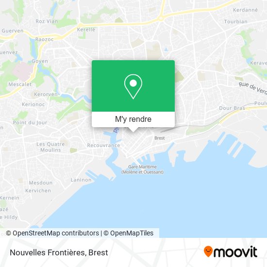 Nouvelles Frontières plan