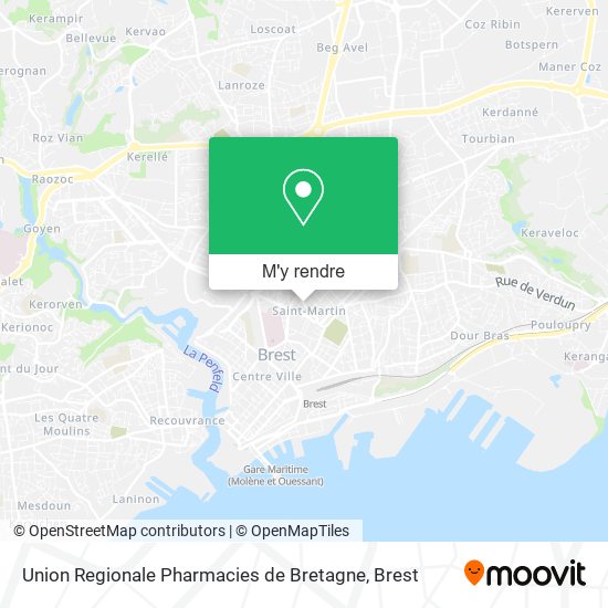 Union Regionale Pharmacies de Bretagne plan