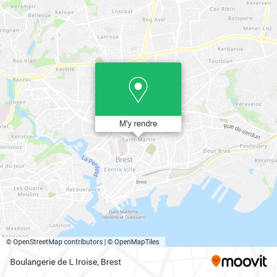 Boulangerie de L Iroise plan