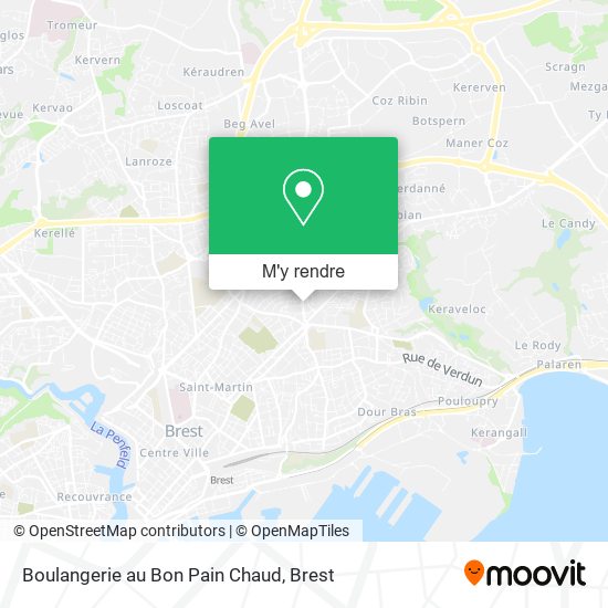 Boulangerie au Bon Pain Chaud plan