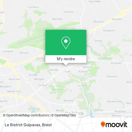 Le Bistrot Guipavas plan