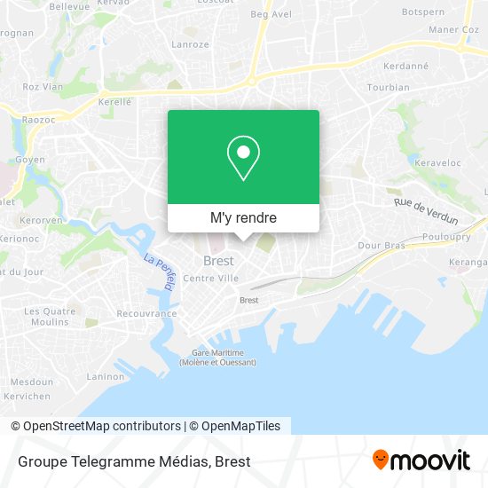 Groupe Telegramme Médias plan