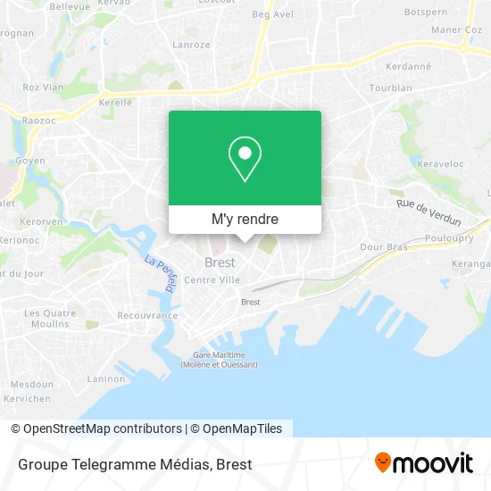 Groupe Telegramme Médias plan
