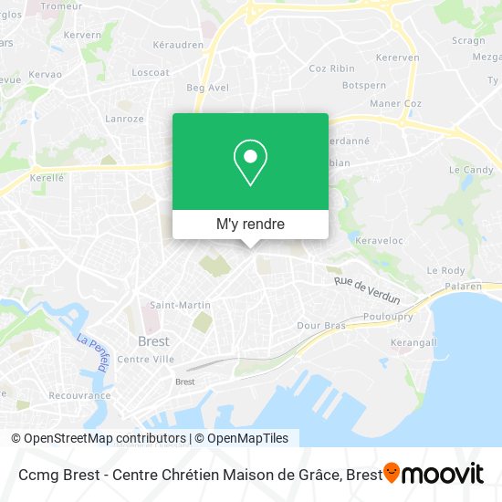 Ccmg Brest - Centre Chrétien Maison de Grâce plan