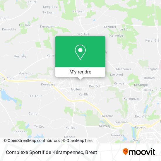 Complexe Sportif de Kérampennec plan