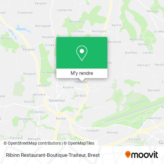 Ribinn Restaurant-Boutique-Traiteur plan