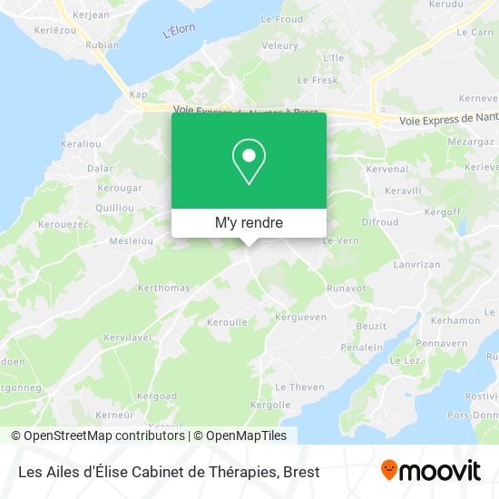Les Ailes d'Élise Cabinet de Thérapies plan