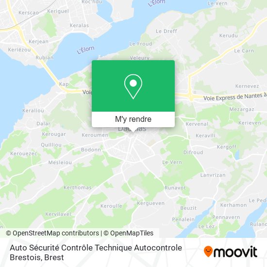 Auto Sécurité Contrôle Technique Autocontrole Brestois plan