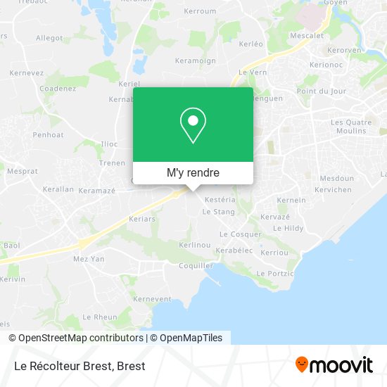 Le Récolteur Brest plan