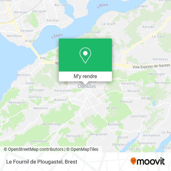 Le Fournil de Plougastel plan