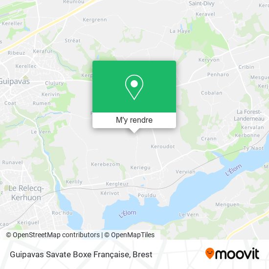 Guipavas Savate Boxe Française plan