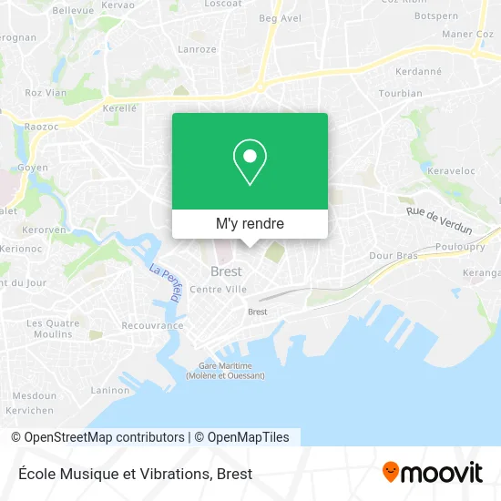 École Musique et Vibrations plan
