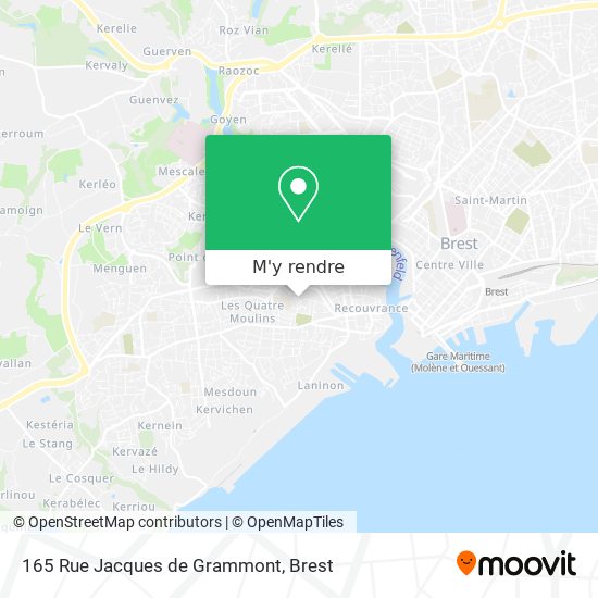 165 Rue Jacques de Grammont plan