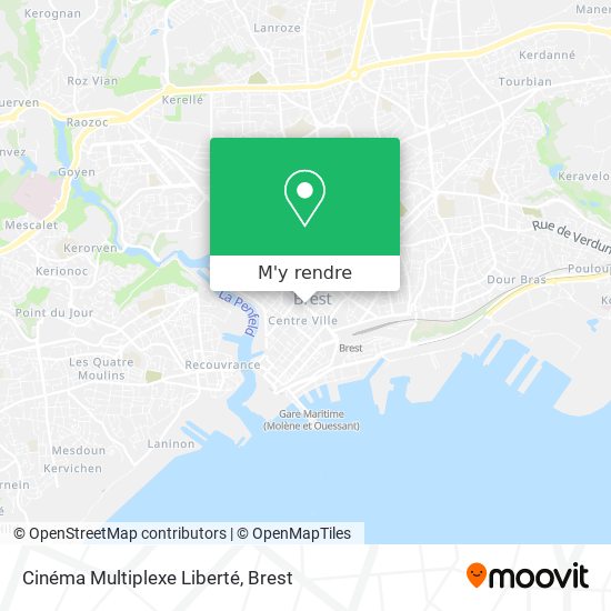 Cinéma Multiplexe Liberté plan