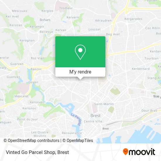 Vinted Go Parcel Shop plan