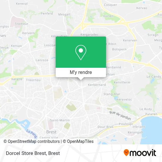 Dorcel Store Brest plan