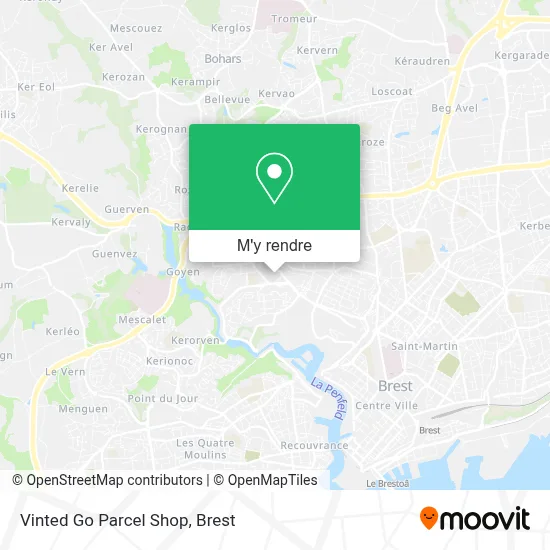 Vinted Go Parcel Shop plan