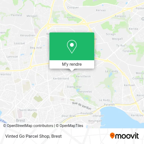 Vinted Go Parcel Shop plan