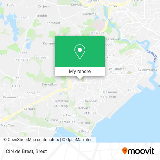 CIN de Brest plan