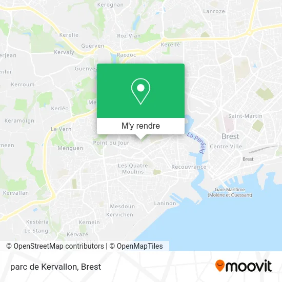 parc de Kervallon plan