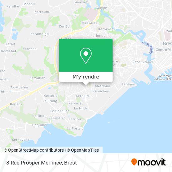 8 Rue Prosper Mérimée plan