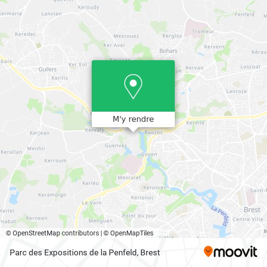 Parc des Expositions de la Penfeld plan