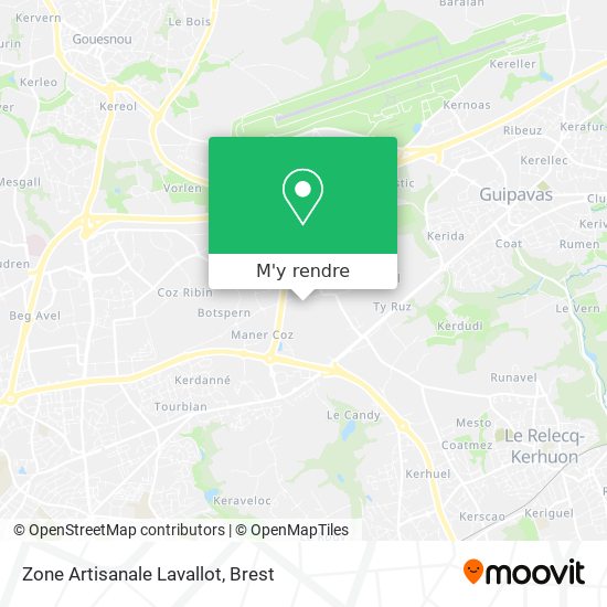 Zone Artisanale Lavallot plan