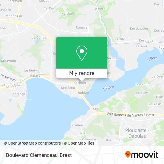 Boulevard Clemenceau plan