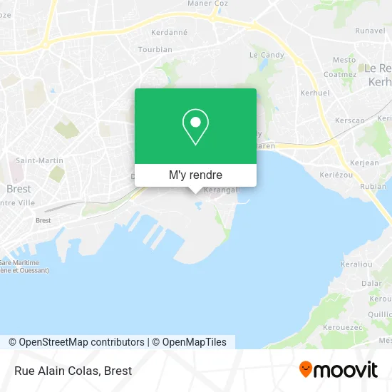 Rue Alain Colas plan