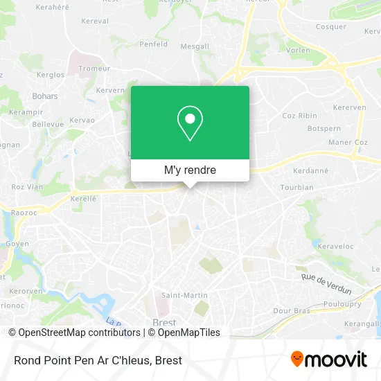 Rond Point Pen Ar C'hleus plan