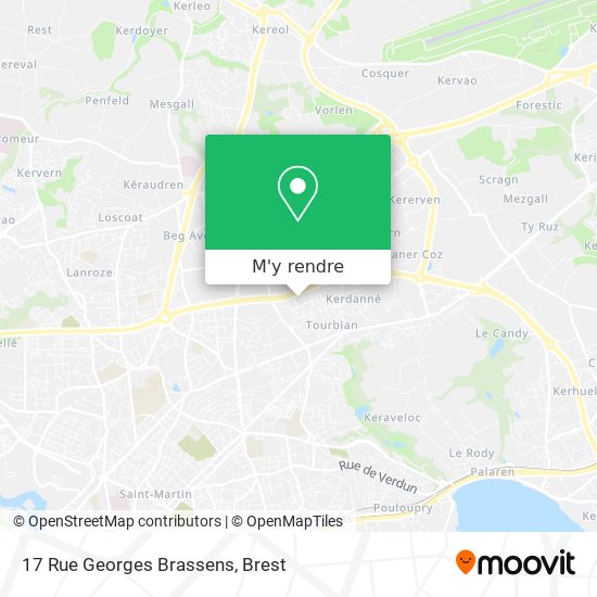 17 Rue Georges Brassens plan