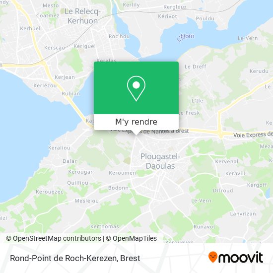 Rond-Point de Roch-Kerezen plan