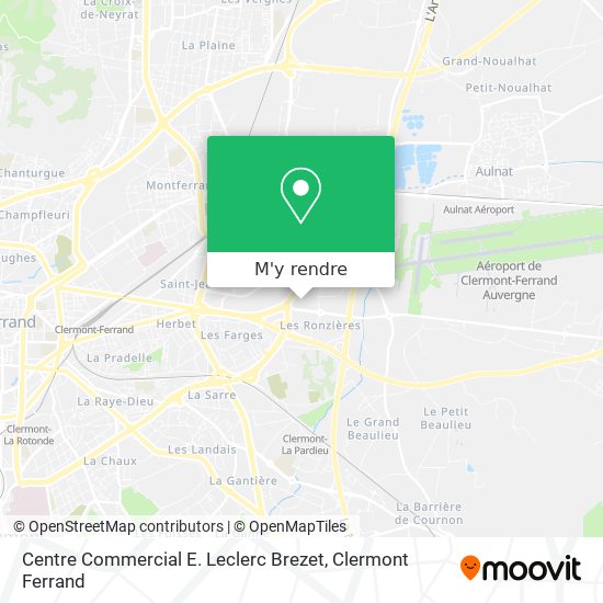 Centre Commercial E. Leclerc Brezet plan
