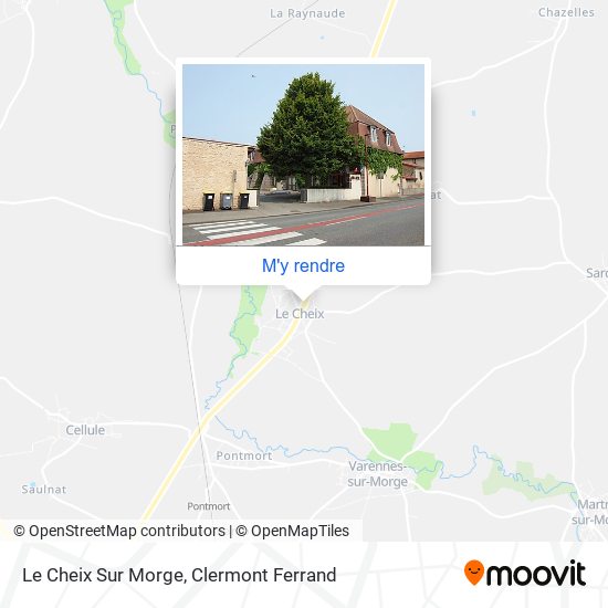 Le Cheix Sur Morge plan