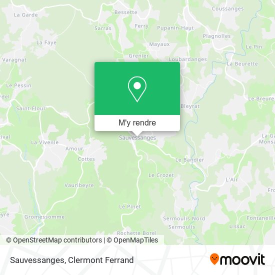 Sauvessanges plan