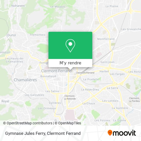 Gymnase Jules Ferry plan