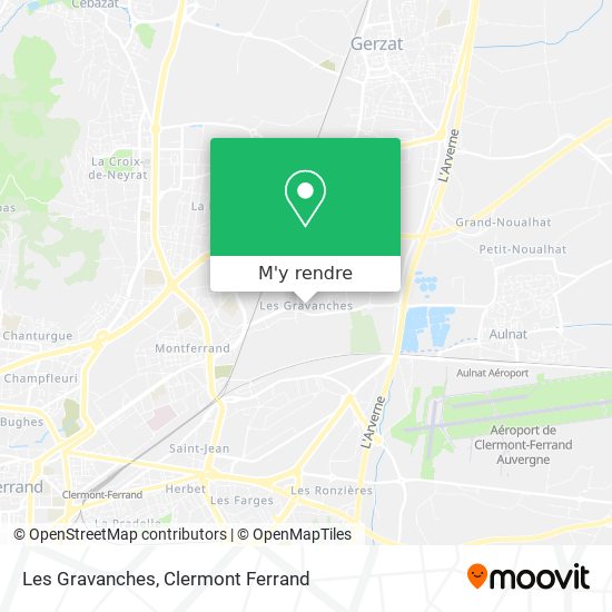 Les Gravanches plan