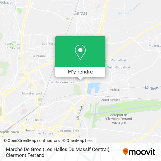 Marché De Gros (Les Halles Du Massif Central) plan