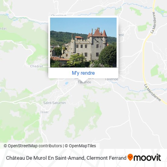 Château De Murol En Saint-Amand plan