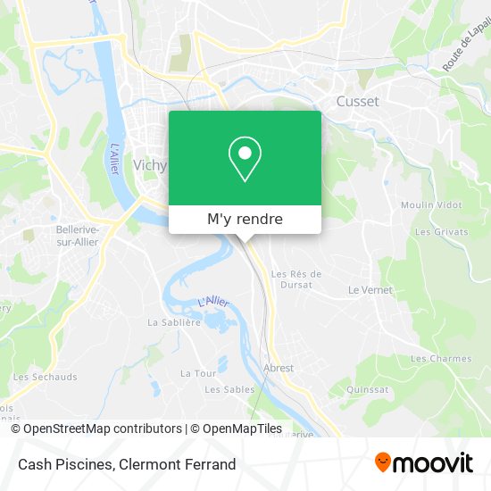 Cash Piscines plan