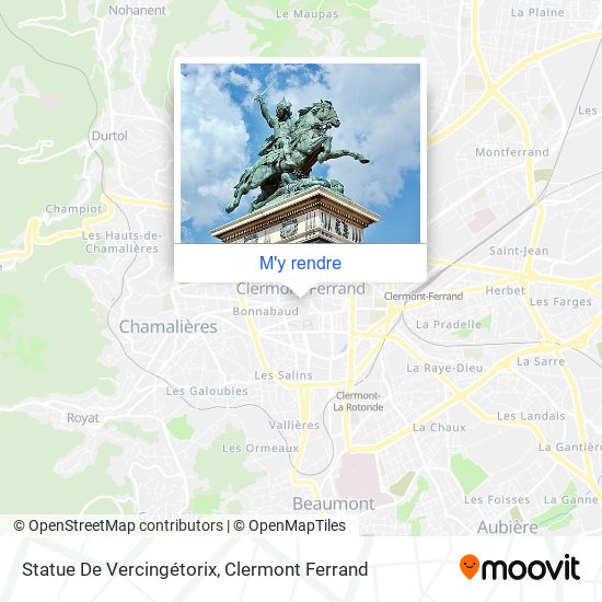 Statue De Vercingétorix plan