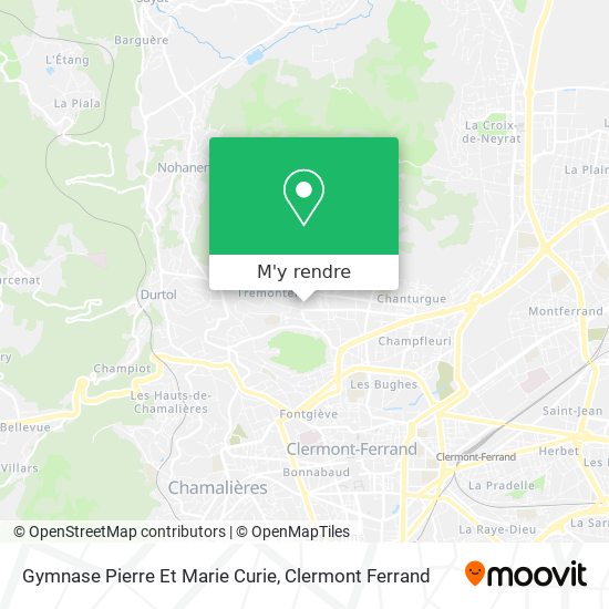Gymnase Pierre Et Marie Curie plan