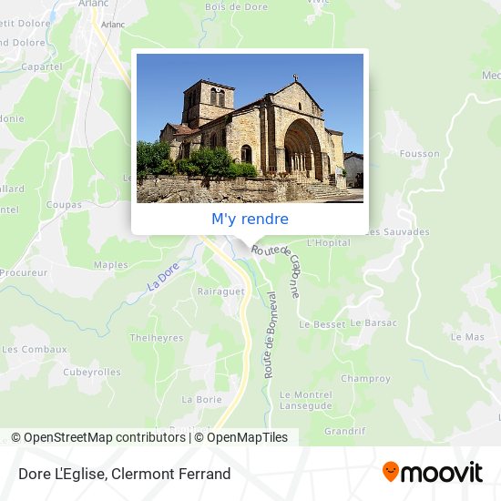 Dore L'Eglise plan