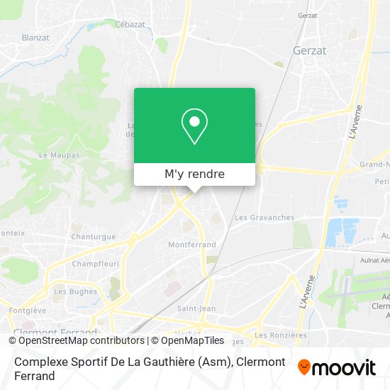 Complexe Sportif De La Gauthière (Asm) plan