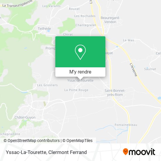 Yssac-La-Tourette plan